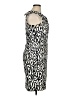AGB Animal Print Ivory Cocktail Dress Size 14 Petite - photo 4
