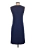 Spense Solid Blue Casual Dress Size M - photo 2