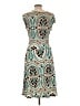 En Focus Studio Print Teal Cocktail Dress Size 12 - photo 2
