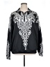 Unbranded 100% Polyester Paisley Black Pullover Sweater Size XL - photo 1