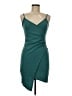 Almost Famous Solid Teal Cocktail Dress Size M - photo 1