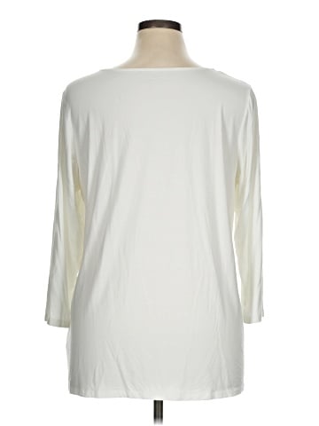 Susan Graver 3/4 Sleeve T-Shirt (view 2)
