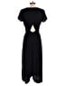 Unbranded 100% Polyester Solid Black Jumpsuit Size 4 - photo 2