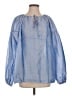 CO Blue Long Sleeve Blouse Size M - photo 1