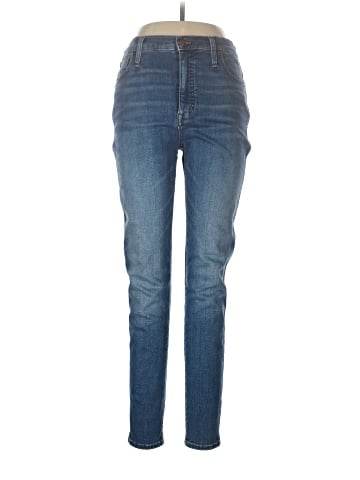 Madewell Tall 10" High-Rise Skinny Jeans in Bradshaw Wash (view 1)