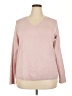 Croft & Barrow 100% Polyester Pink Pullover Sweater Size XXL - photo 1