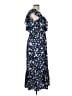 DKNY 100% Polyester Blue Casual Dress Size 6 - photo 4