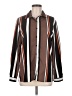 Unbranded Stripes Brown Long Sleeve Blouse Size M - photo 1