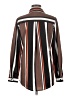 Unbranded Stripes Brown Long Sleeve Blouse Size M - photo 2