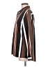 Unbranded Stripes Brown Long Sleeve Blouse Size M - photo 5