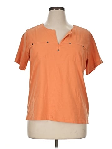 Rafaella Short Sleeve Henley (view 1)