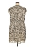 H&M 100% Polyester Paisley Tan Casual Dress Size XXL - photo 2