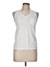 Max Studio 100% Pima Cotton White Sleeveless T-Shirt Size M - photo 1