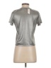 Porridge Metallic Silver Short Sleeve Turtleneck Size XS (0) - photo 2
