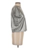 Porridge Metallic Silver Short Sleeve Turtleneck Size XS (0) - photo 4