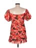 PrettyLittleThing 100% Polyester Tropical Orange Cocktail Dress Size 10 - photo 2
