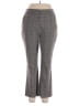 Topshop Plaid Gray Dress Pants Size 10 - photo 1