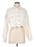 Signature 8 100% Cotton White Ivory Denim Jacket Size M - photo 1