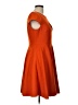 TU Solid Orange Casual Dress Size 12 - photo 4