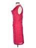 Studio M Solid Pink Cocktail Dress Size S - photo 5