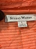 Studio Works Orange 3/4 Sleeve Button-Down Shirt Size L - photo 7