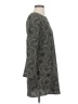Illa Illa 100% Polyester Graphic Gray Casual Dress Size S - photo 4