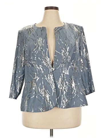 Alex Evenings 3/4 Sleeve Blouse (view 1)