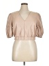 Bar III Tan 3/4 Sleeve Blouse Size XL - photo 1