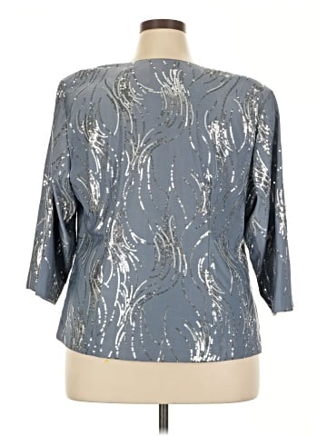 Alex Evenings 3/4 Sleeve Blouse (view 2)