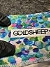 Goldsheep Print Blue Active Pants Size XS - photo 4