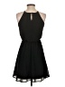 Mi ami 100% Polyester Solid Black Casual Dress Size XS - photo 2