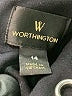 Worthington Solid Black Cocktail Dress Size 14 - photo 9