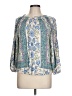 Democracy Blue 3/4 Sleeve Blouse Size L - photo 1