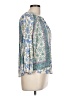 Democracy Blue 3/4 Sleeve Blouse Size L - photo 4