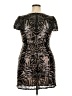 Decode 1.8 100% Polyester Graphic Black Cocktail Dress Size 18 - photo 2