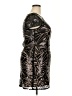 Decode 1.8 100% Polyester Graphic Black Cocktail Dress Size 18 - photo 4