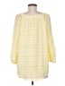 LC Lauren Conrad 100% Polyester Yellow 3/4 Sleeve Blouse Size M - photo 2
