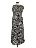 Elementz Paisley Gray Casual Dress Size L (petite) - photo 2