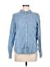 Sundance 100% Cotton Blue Long Sleeve Button-Down Shirt Size M - photo 1