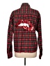 Solstice 100% Cotton Plaid Red Long Sleeve Button-Down Shirt Size L - photo 2