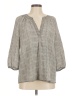 Joie 100% Silk Gray Blouse Size M - photo 1