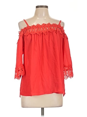 By & By 3/4 Sleeve Blouse (view 1)