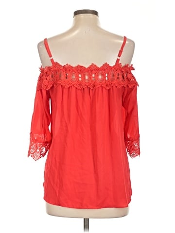 By & By 3/4 Sleeve Blouse (view 2)
