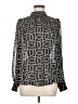H&M 100% Polyester Black Long Sleeve Blouse Size M - photo 1