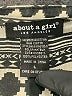 About A Girl 100% Polyester Print Gray Long Sleeve Blouse Size L - photo 7
