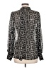 H&M 100% Polyester Black Long Sleeve Blouse Size M - photo 2
