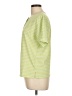 Unbranded Stripes Green Short Sleeve Henley Size L (estimated) - photo 5