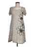 SJS Graphic Ivory Casual Dress Size M - photo 1