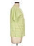 Unbranded Stripes Green Short Sleeve Henley Size L (estimated) - photo 4