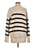 Zara Stripes Tan Turtleneck Sweater Size S - photo 1